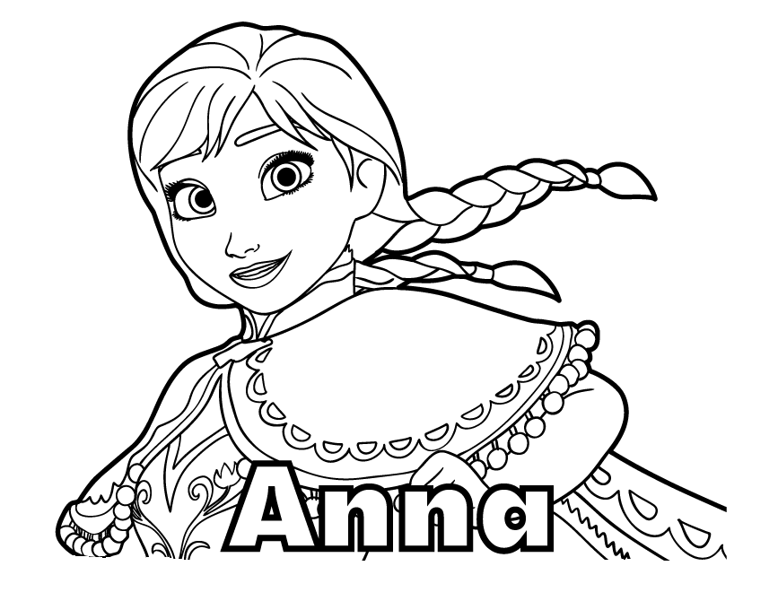 para colorear de frozen