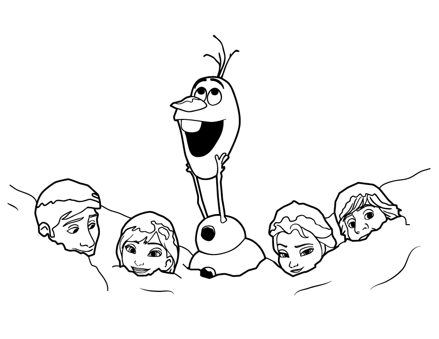 princesas disney frozen para colorear