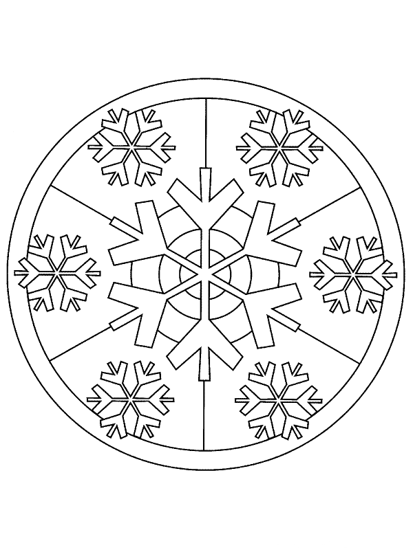 dibujos de mandalas de navidad para imprimir