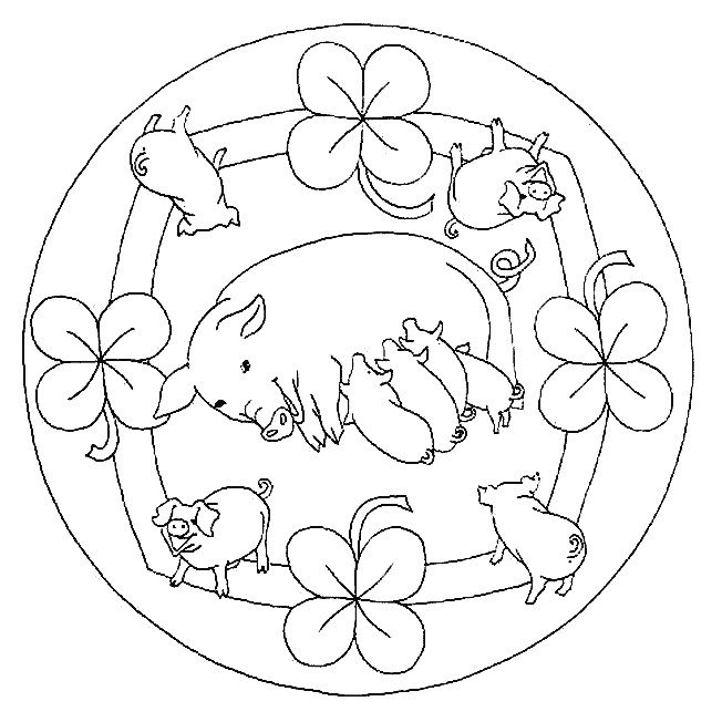 mandala para ninos para colorear