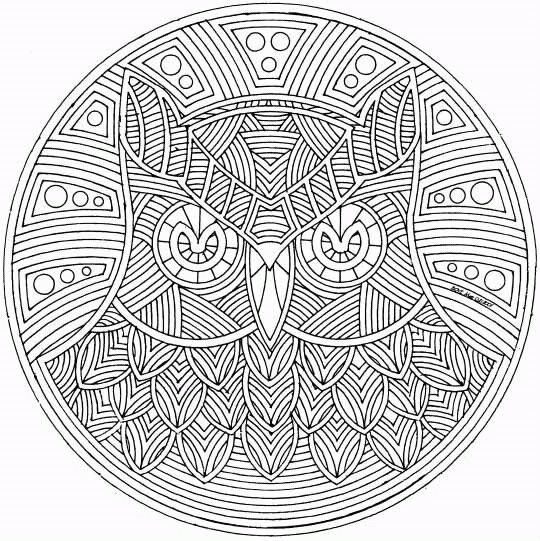 mandalas con animales para imprimir