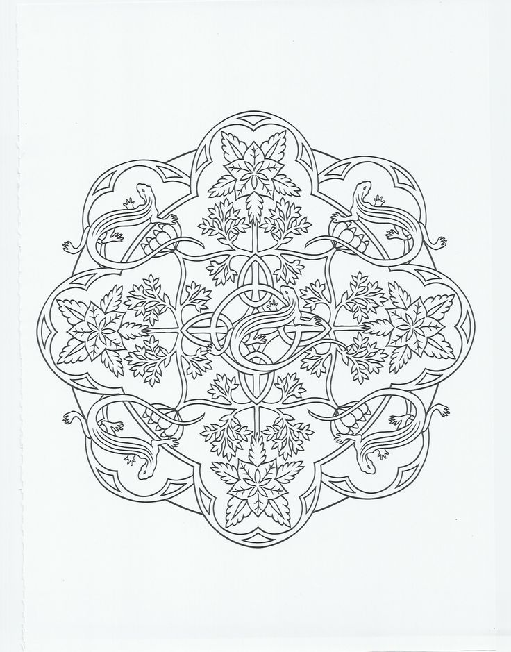 mandalas con animales para imprimir