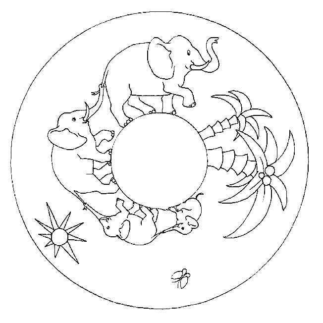 mandalas de ninos para colorear