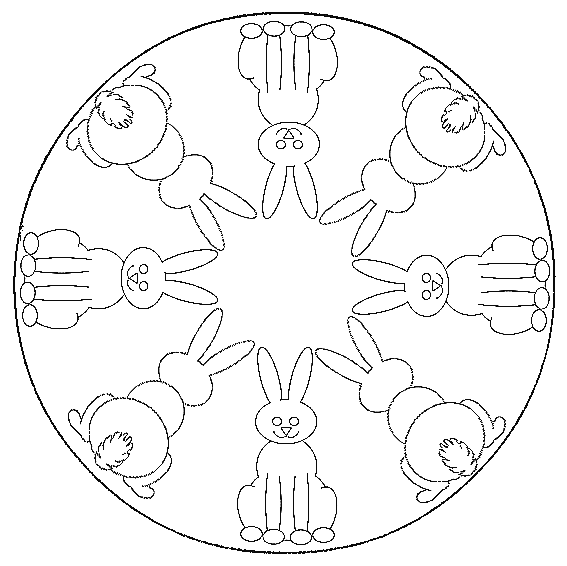 mandalas de ninos para pintar