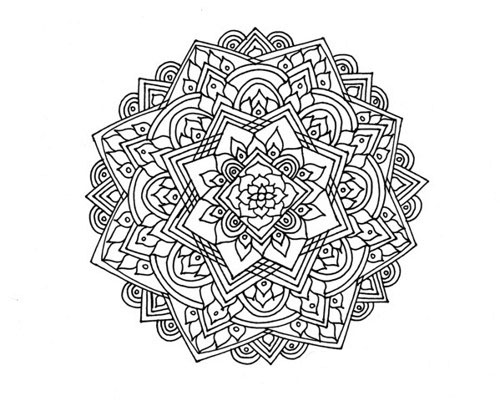 mandalas dificiles imprimir