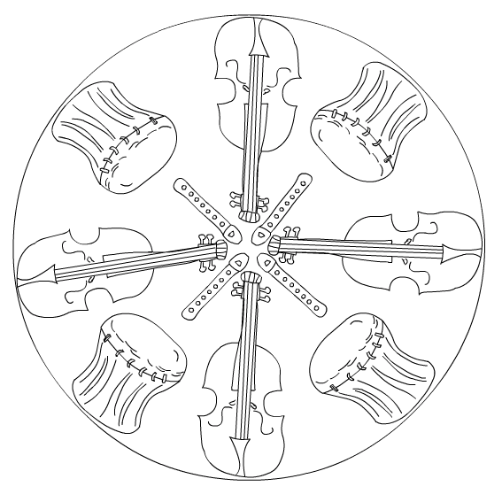 mandalas infantiles dibujos para colorear