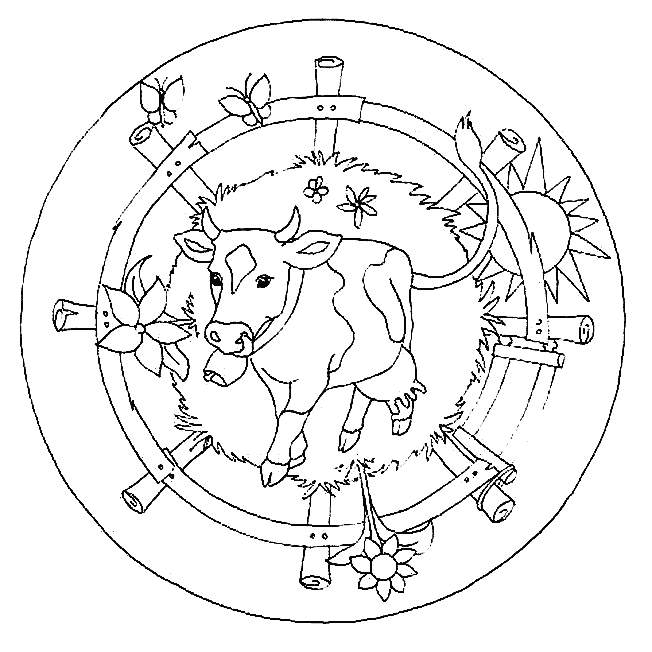 mandalas ninos para pintar