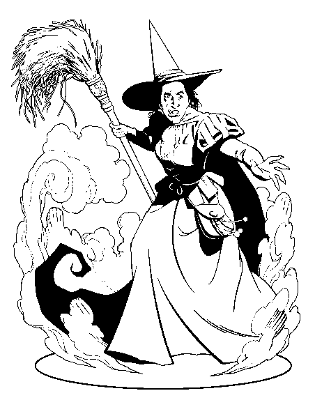 dibujos brujas para imprimir