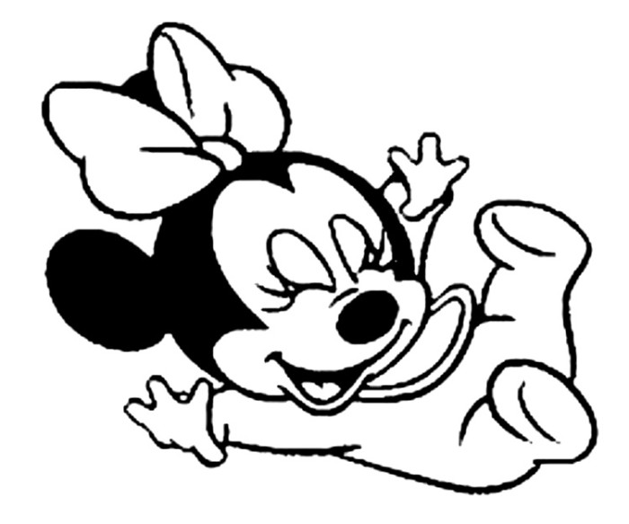 baby-minnie-happy-disney-coloring-pages-700×583