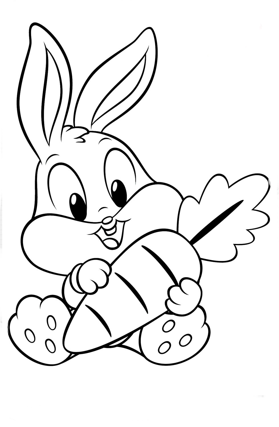 bugs bunny baby para pintar