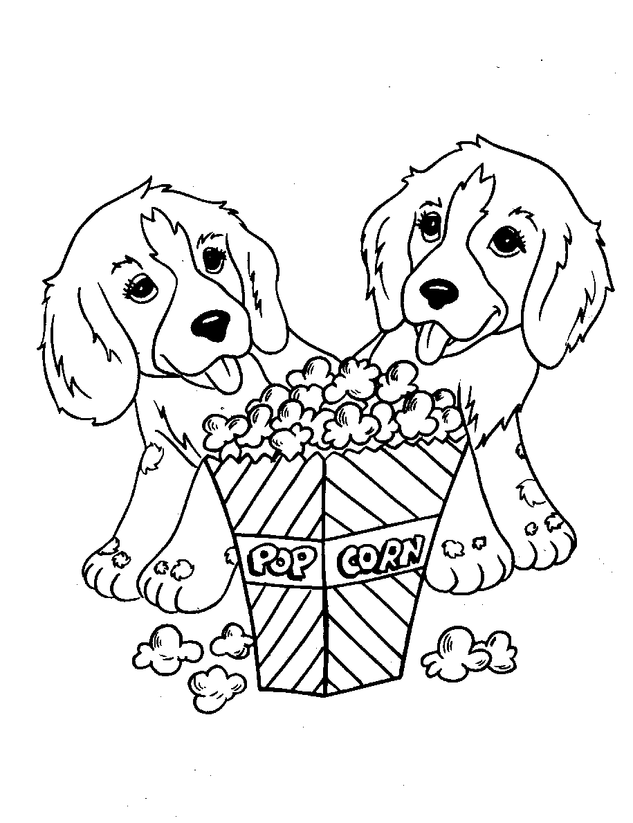 dibujos de perritos bebes para pintar