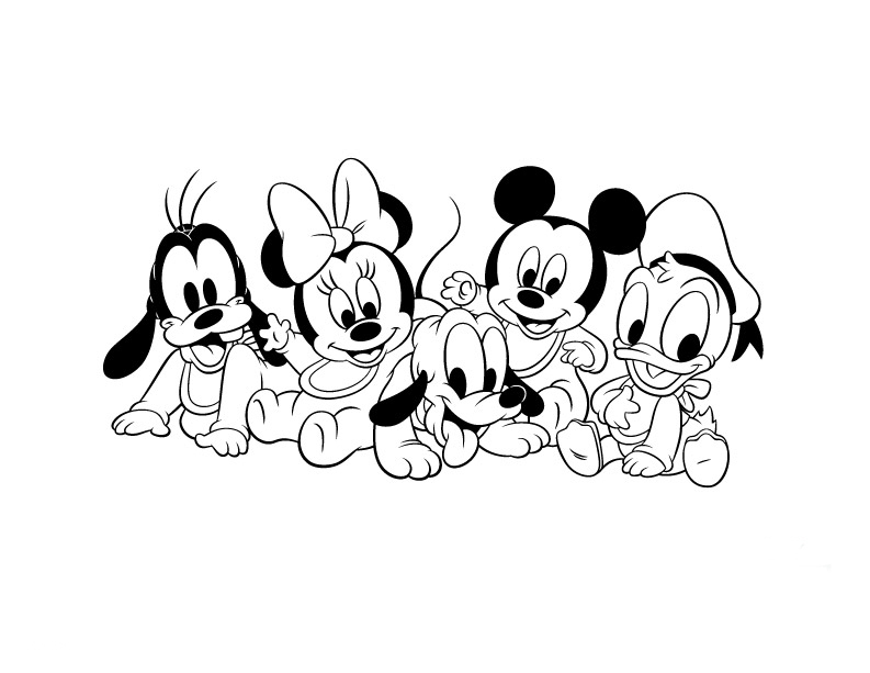 Featured image of post Cumplea os Mickey Bebe Para Colorear Una bonita felicitaci n de cumplea os