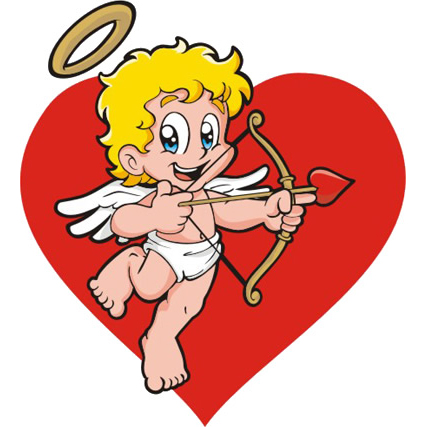 cupido para colorear