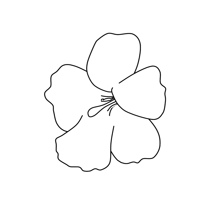 flor maga para colorear