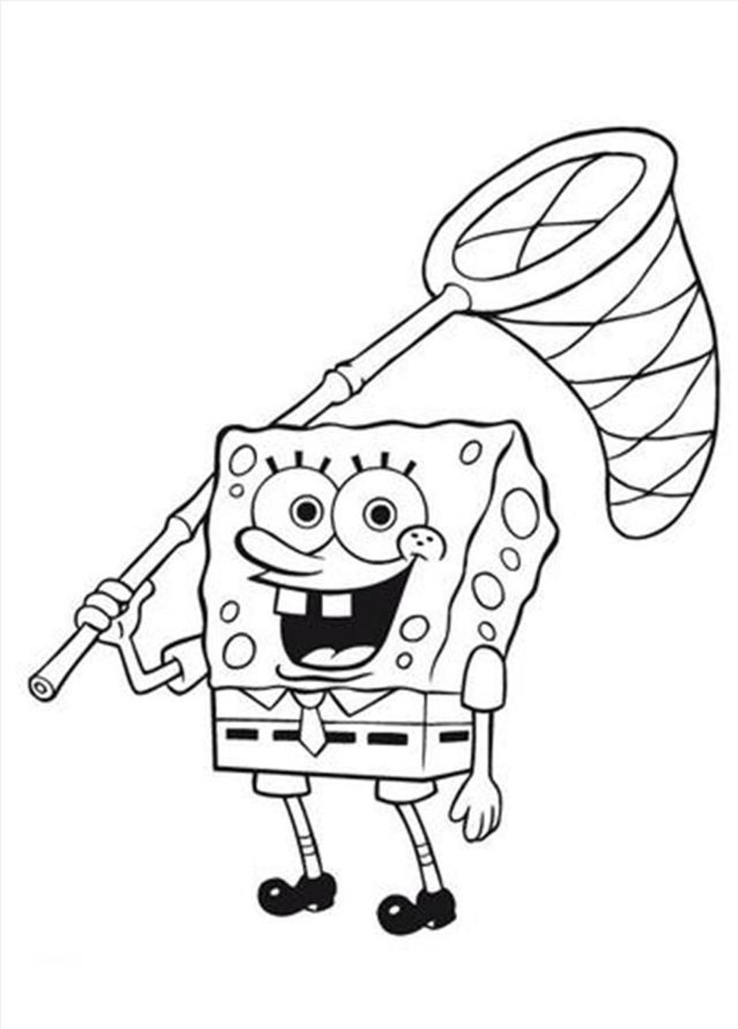 bob esponja dibujos colorear