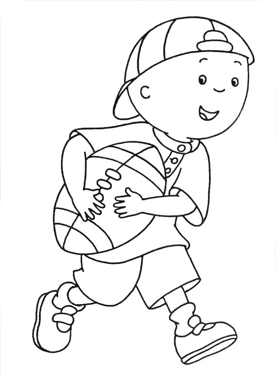 caillou para pintar colorear