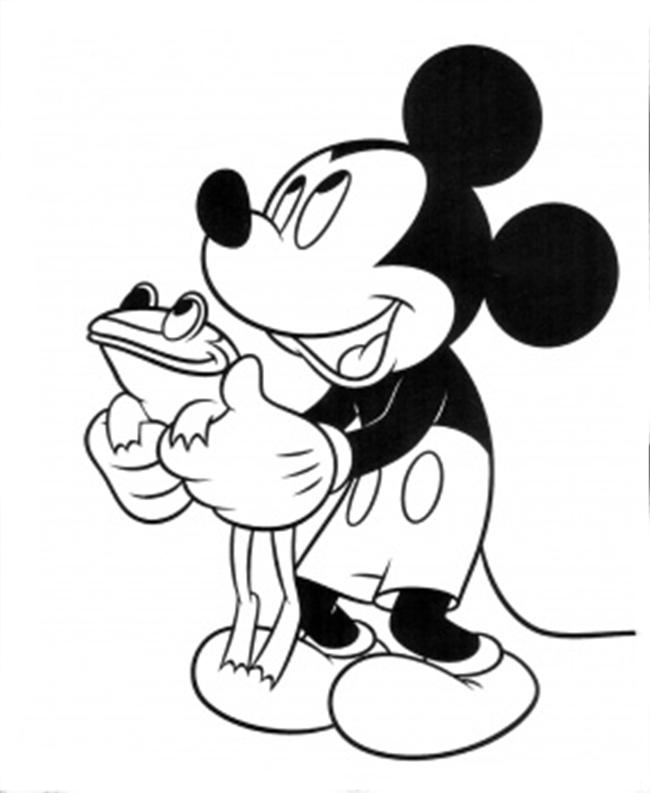 colorear mickey mouse