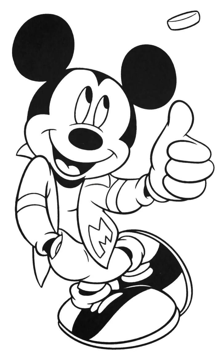 colorear online mickey mouse