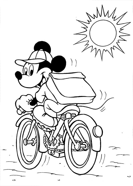 dibujo para colorear mickey