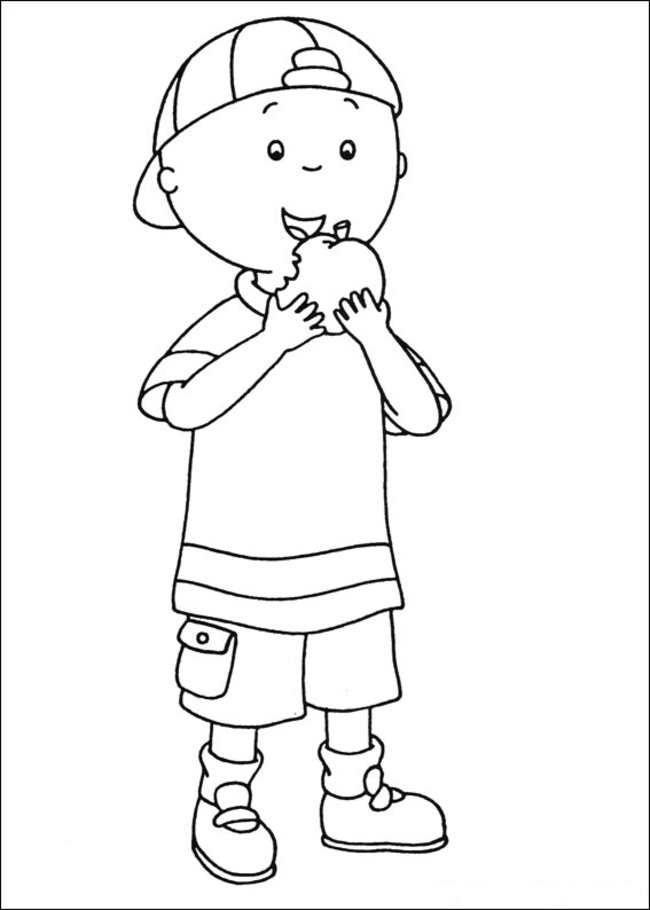 dibujos caillou para imprimir