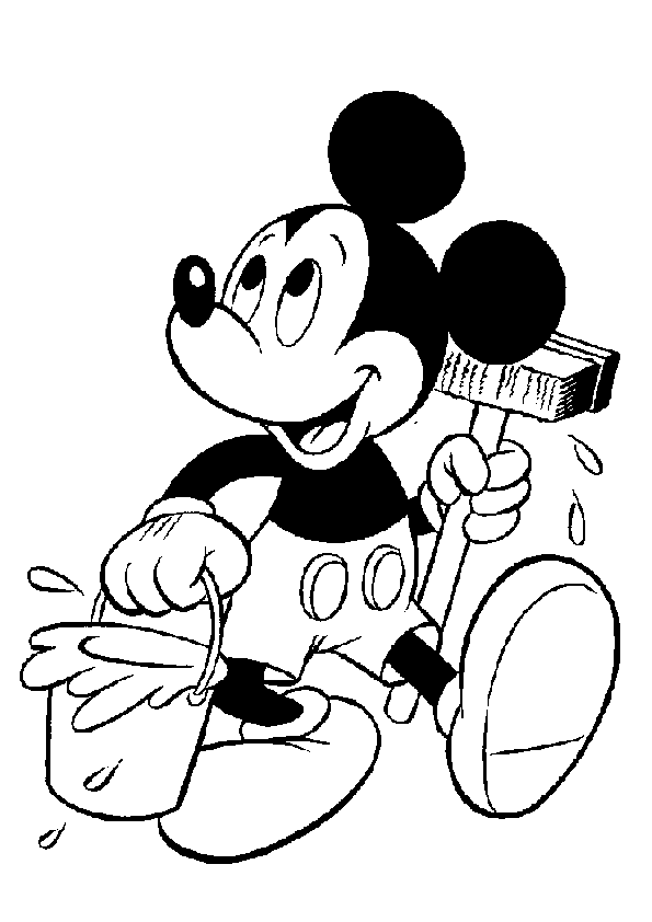 dibujos colorear mickey mouse