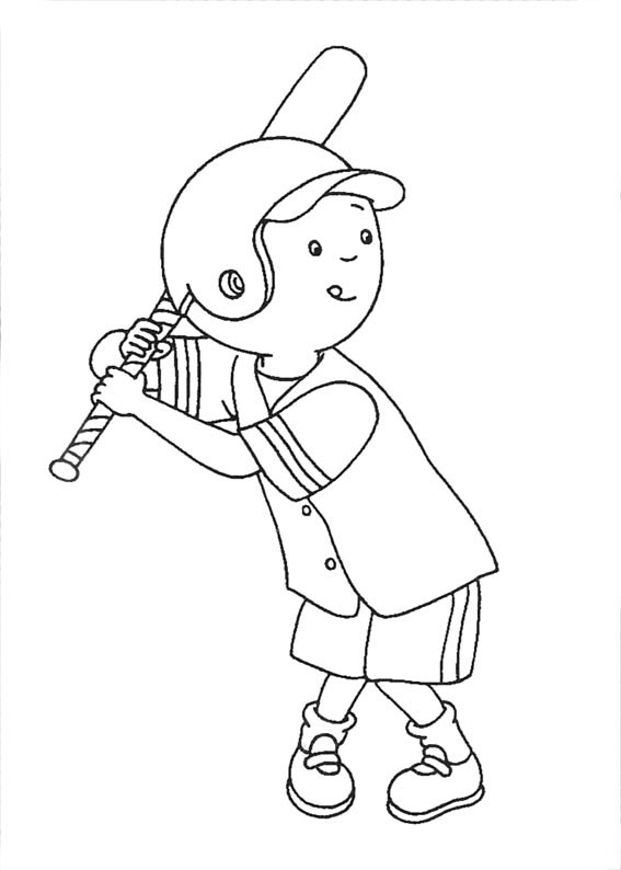 dibujos de caillou para colorear e imprimir