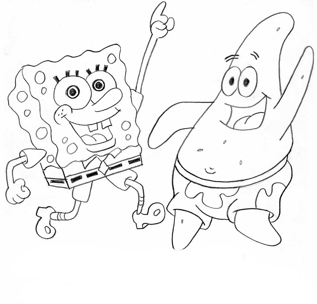 dibujos de colorear de bob esponja