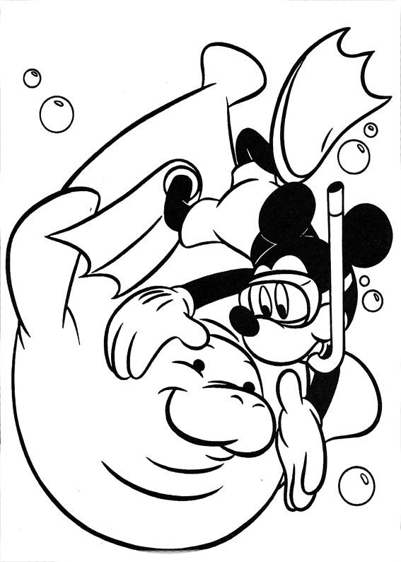 dibujos de mickey mouse para colorear