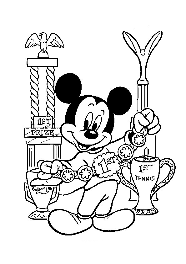 dibujos de mickey mouse para pintar