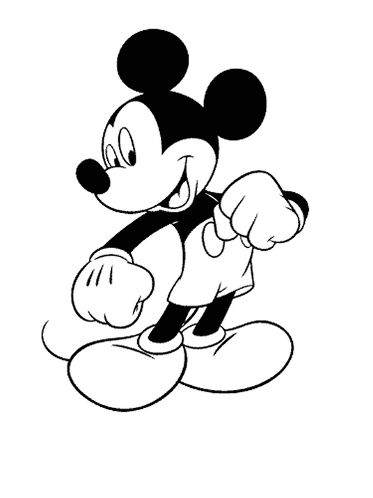 dibujos de mickey para colorear e imprimir