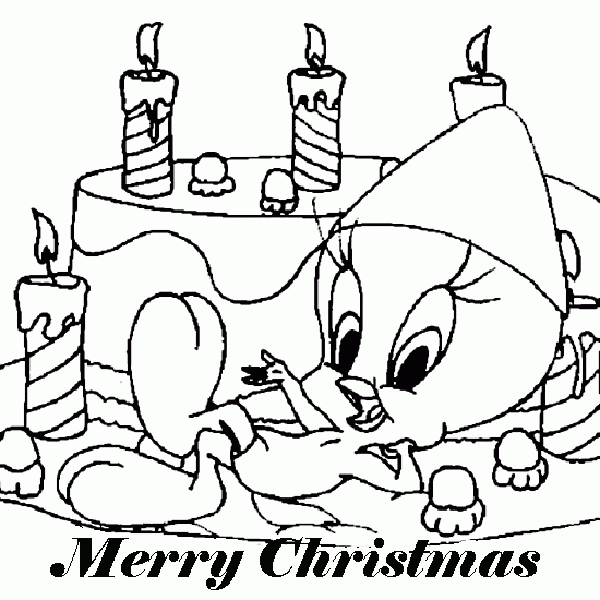 dibujos de navidad para colorear piolin