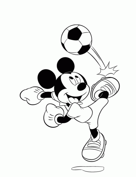 dibujos disney para pintar mickey