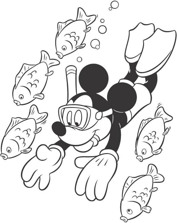 dibujos mickey para colorear