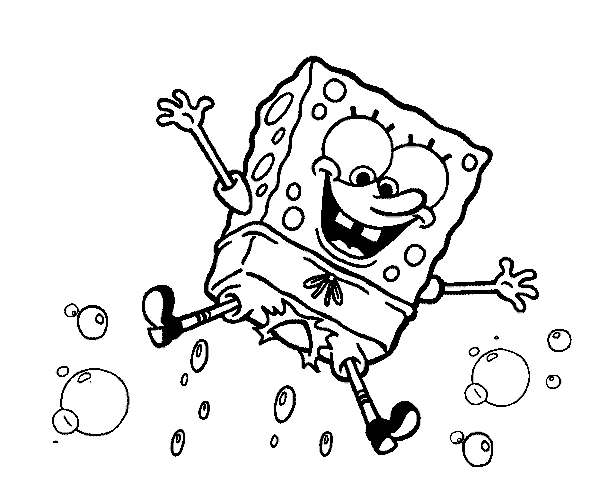 dibujos para colorear de bob esponja para imprimir