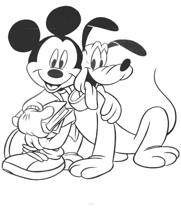 dibujos para colorear de mickey mouse