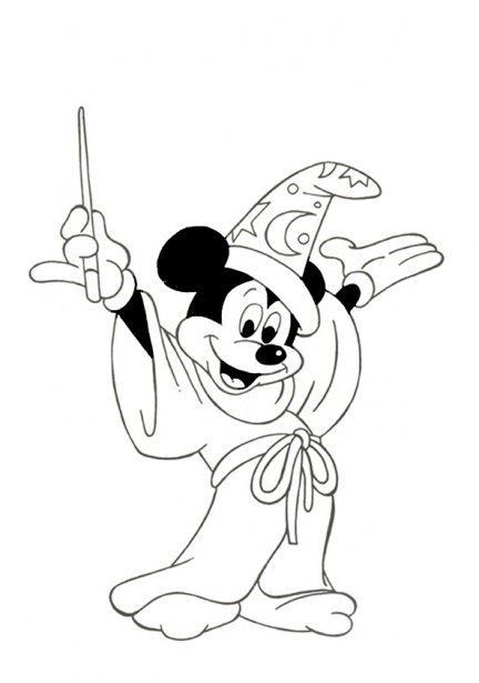 dibujos para colorear mickey