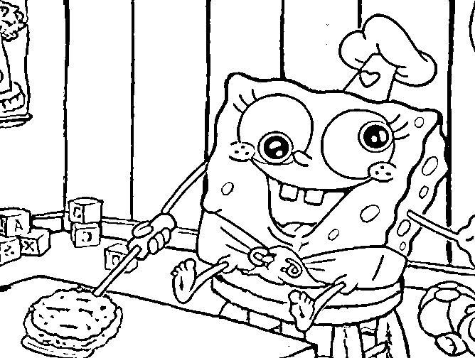 dibujos para imprimir de bob esponja