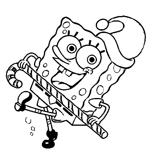 fotos de bob esponja para colorear