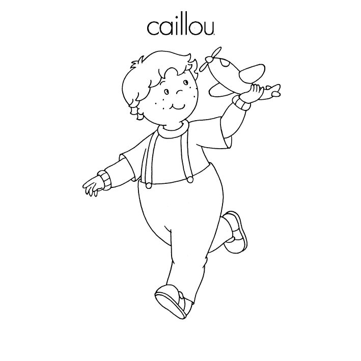 imagenes de caillou para imprimir