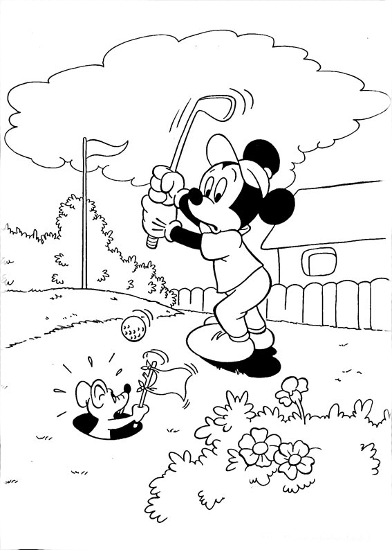 imagenes para colorear de mickey mouse