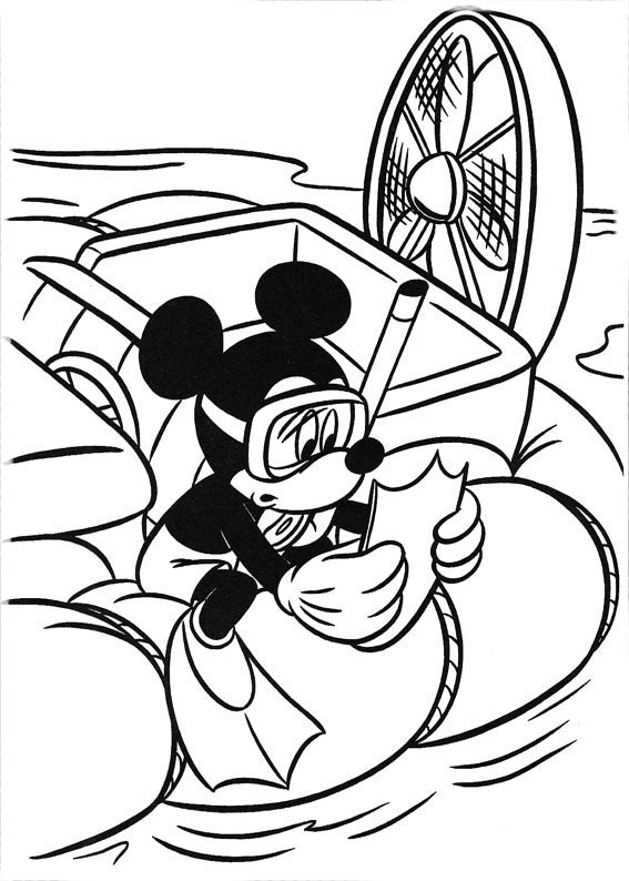 mickey dibujos para pintar e imprimir