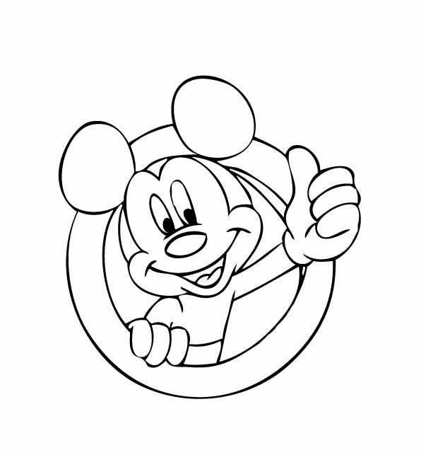 mickey disney para imprimir