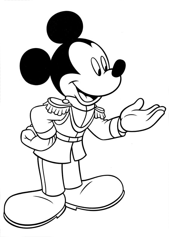 mickey disney para pintar e imprimir