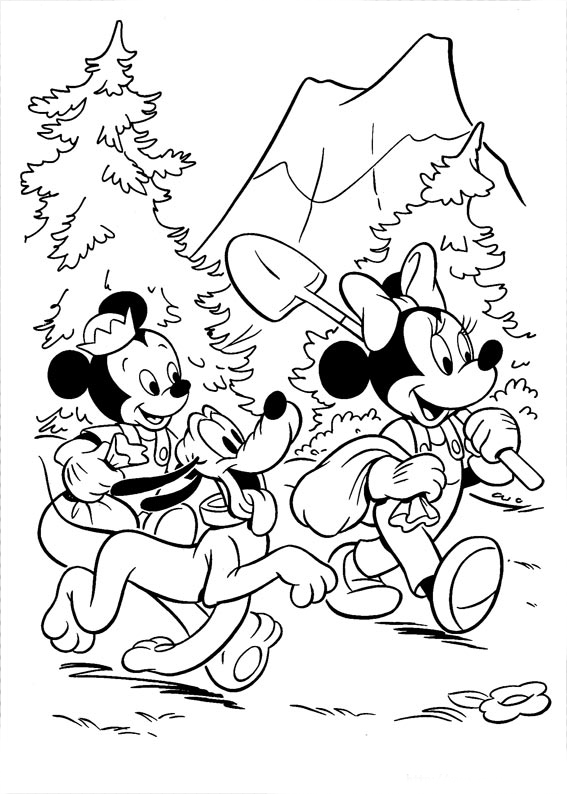 mickey imagenes para colorear