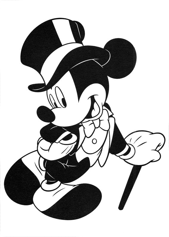 mickey magico disney para colorear