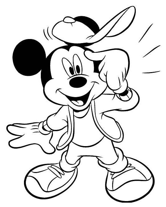 mickey mouse colorear