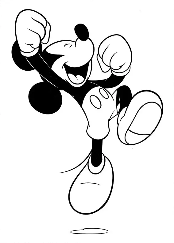 mickey mouse para colorear dibujos