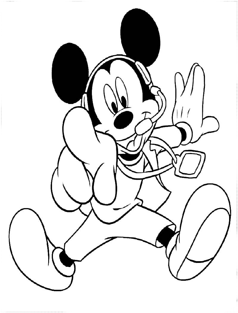 mickey mouse para colorear e imprimir