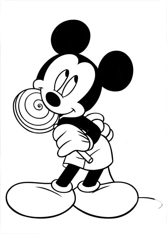 mickey mouse personajes disney para pintar