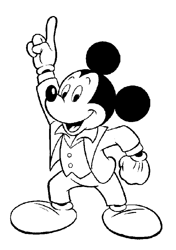 mickey mouse pintar